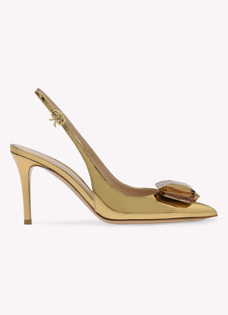 Gianvito Rossi Jaipur calfskin slingback