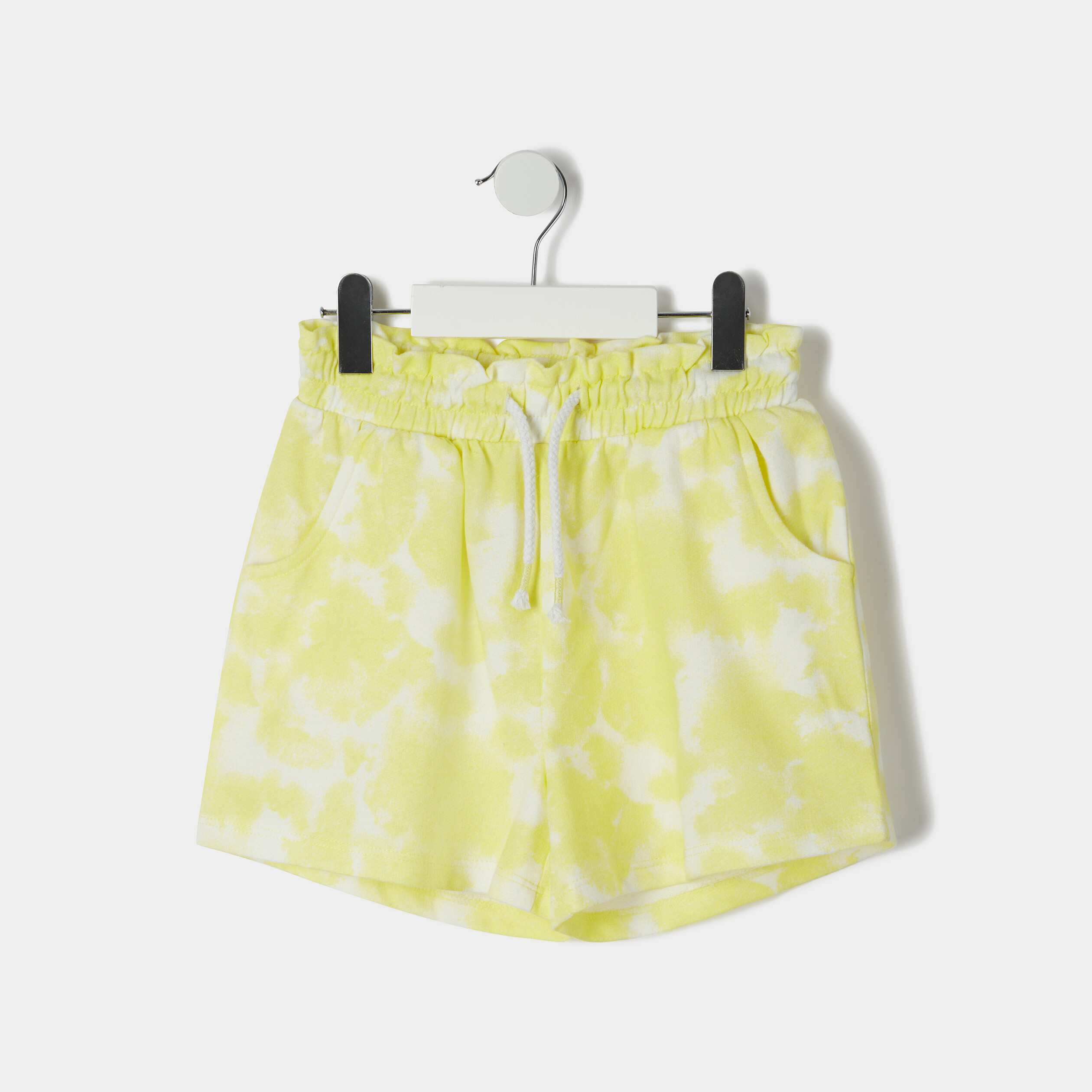 Jogging-Short slouchy jaune fille | La Halle
