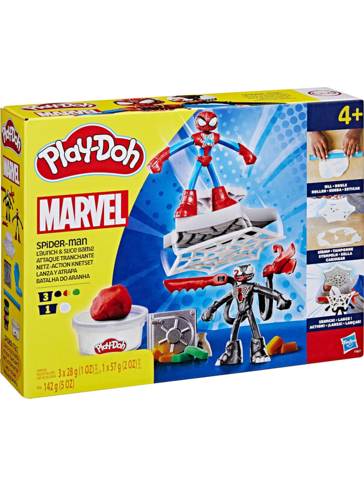 Play Doh Kneteset Spiderman Launch and Slice Battle, ab 4 Jahre günstig kaufen onesize