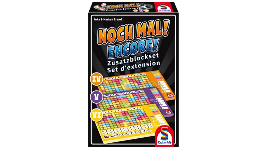 Schmidt Spiele - Noch Mal! – Zusatzblöcke (Nr. IV, V, VI)