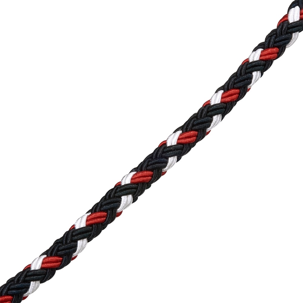 Skipper & Son Bracelet en acier inoxydable Nylon en Rouge Bracelet