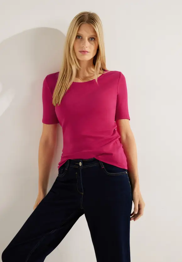 CECIL T-Shirt in Unifarbe