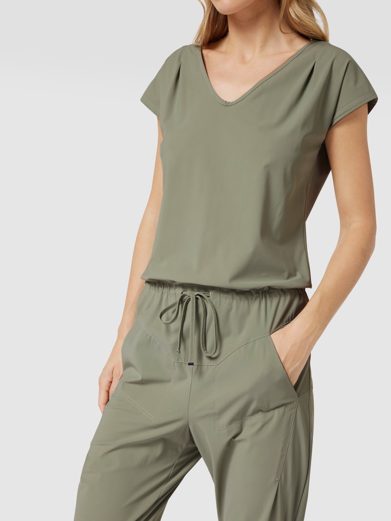 Jumpsuit mit seitlichen Eingrifftaschen Modell GIRA JUMPY in khaki
