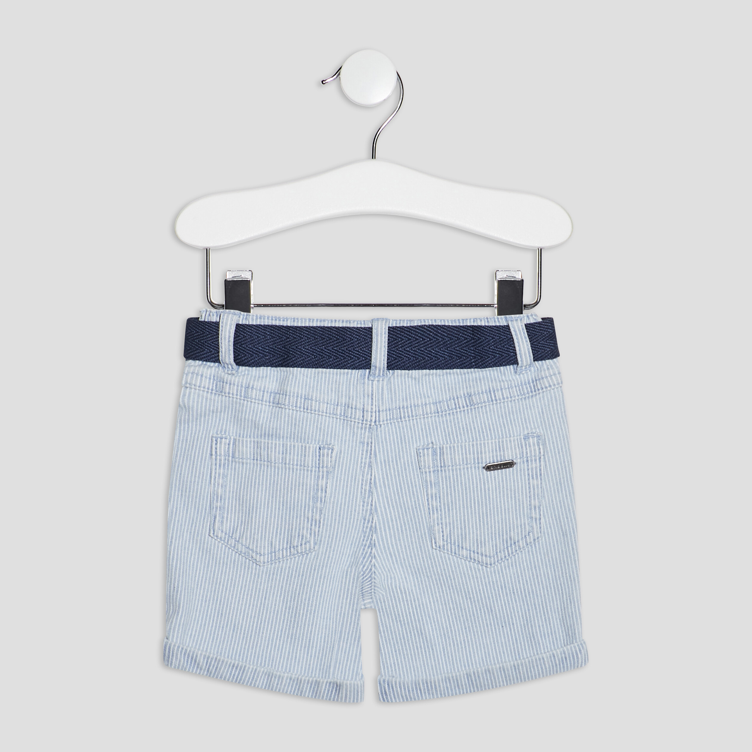 Short droit ceinturé ecru bébé garçon | La Halle