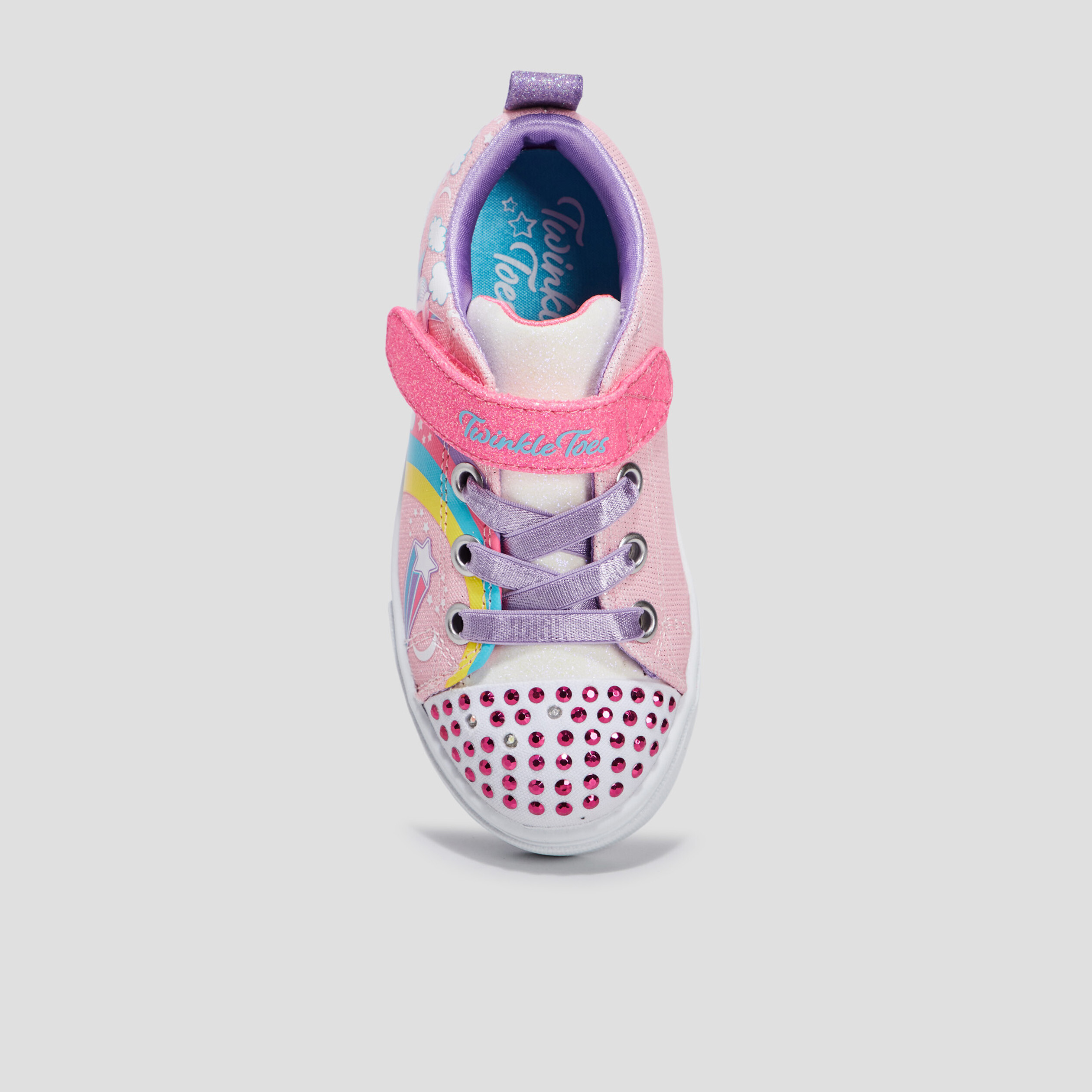 Tennis lumineuses à lacets Twink Spark multicolore fille | La Halle