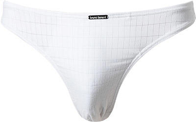 bruno banani, String, Mikrofaser, weiß