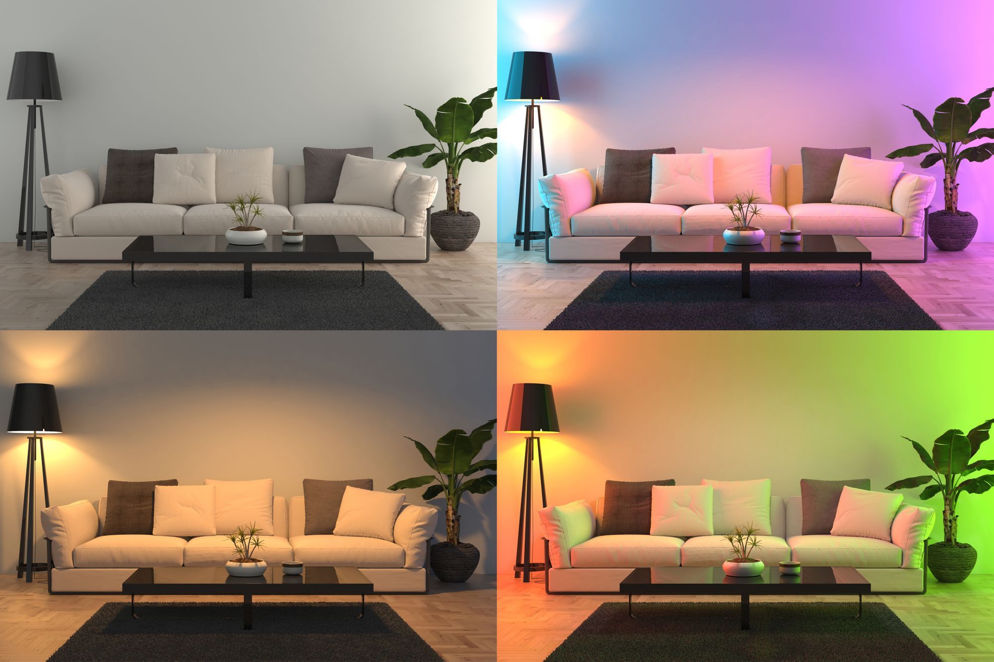Alecto SMARTLIGHT40 Smart-LED-Farblampe