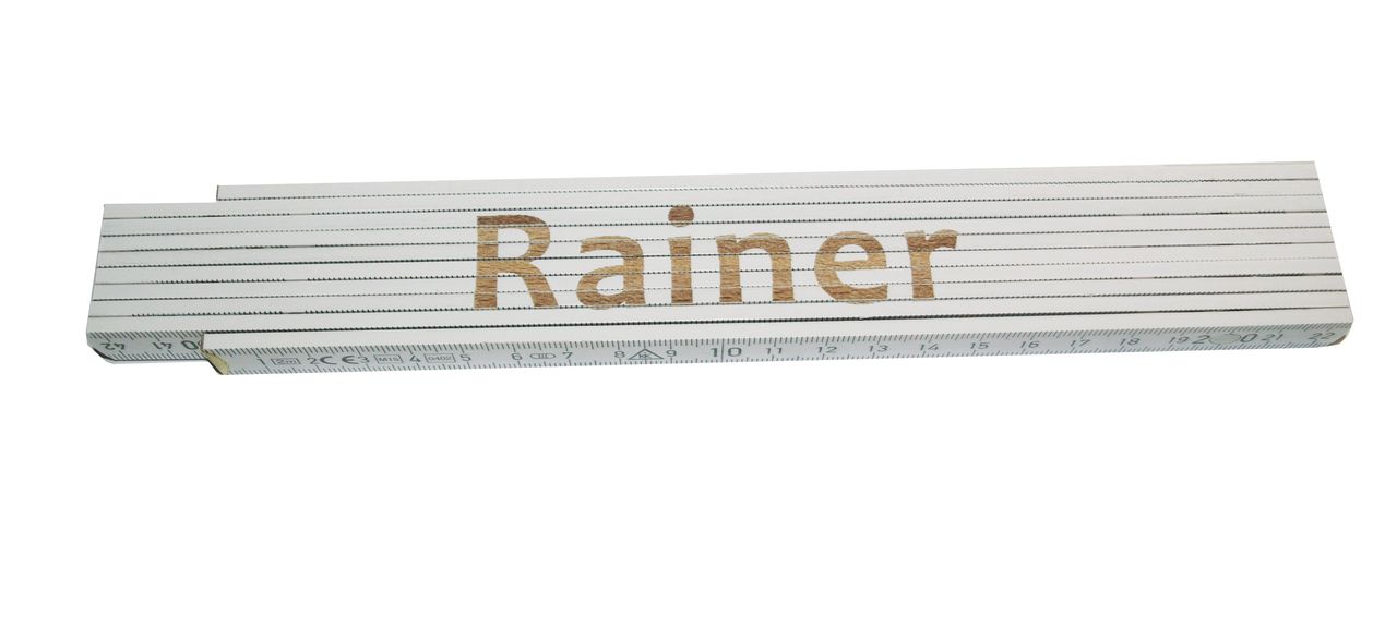 Heka Werkzeuge GmbH Meterstab weiß Rainer