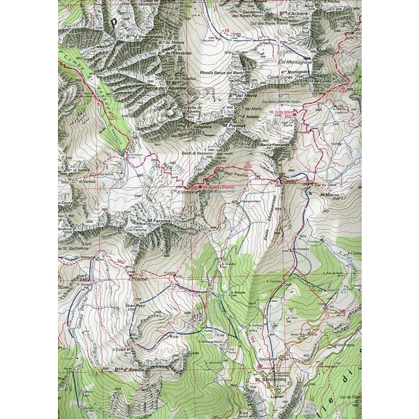 IGC Italien 1 : 25 000 Wanderkarte 115 Valpelline - Wanderkarte