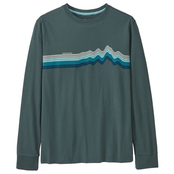 Patagonia - Kid's L/S Reg. Org. Cotton Ridge Rise Stripe Tee - Longsleeve