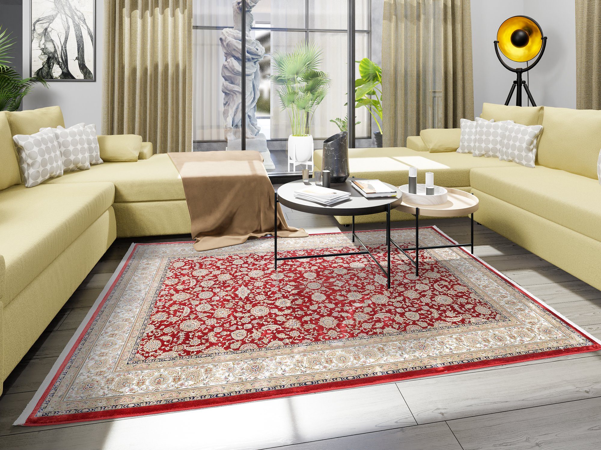 Teppich INSPIRATION KESHAN, OCI DIE TEPPICHMARKE, rechteckig, maschinell gewebt, Orient Optik, Kurzflor