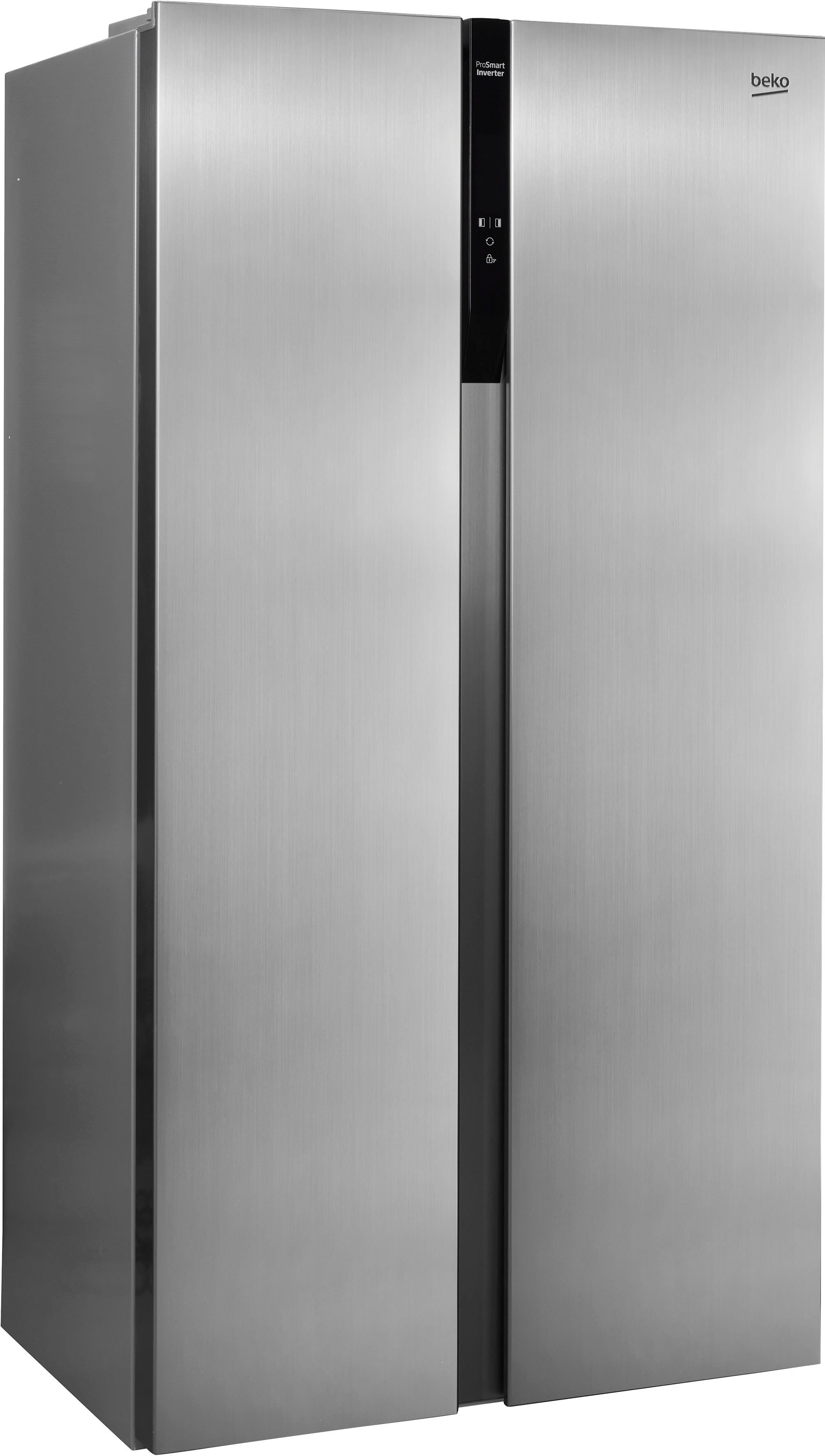 BEKO Side-by-Side GNO5323XPN, 177 cm hoch, 91 cm breit