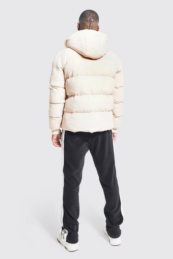 Steppjacke mit Kapuze und Tasche