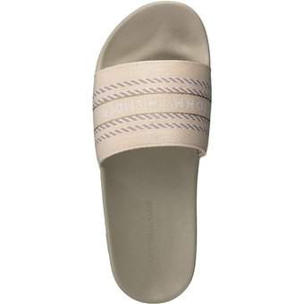 Tommy Hilfiger Tommy Webbing Slide in beige