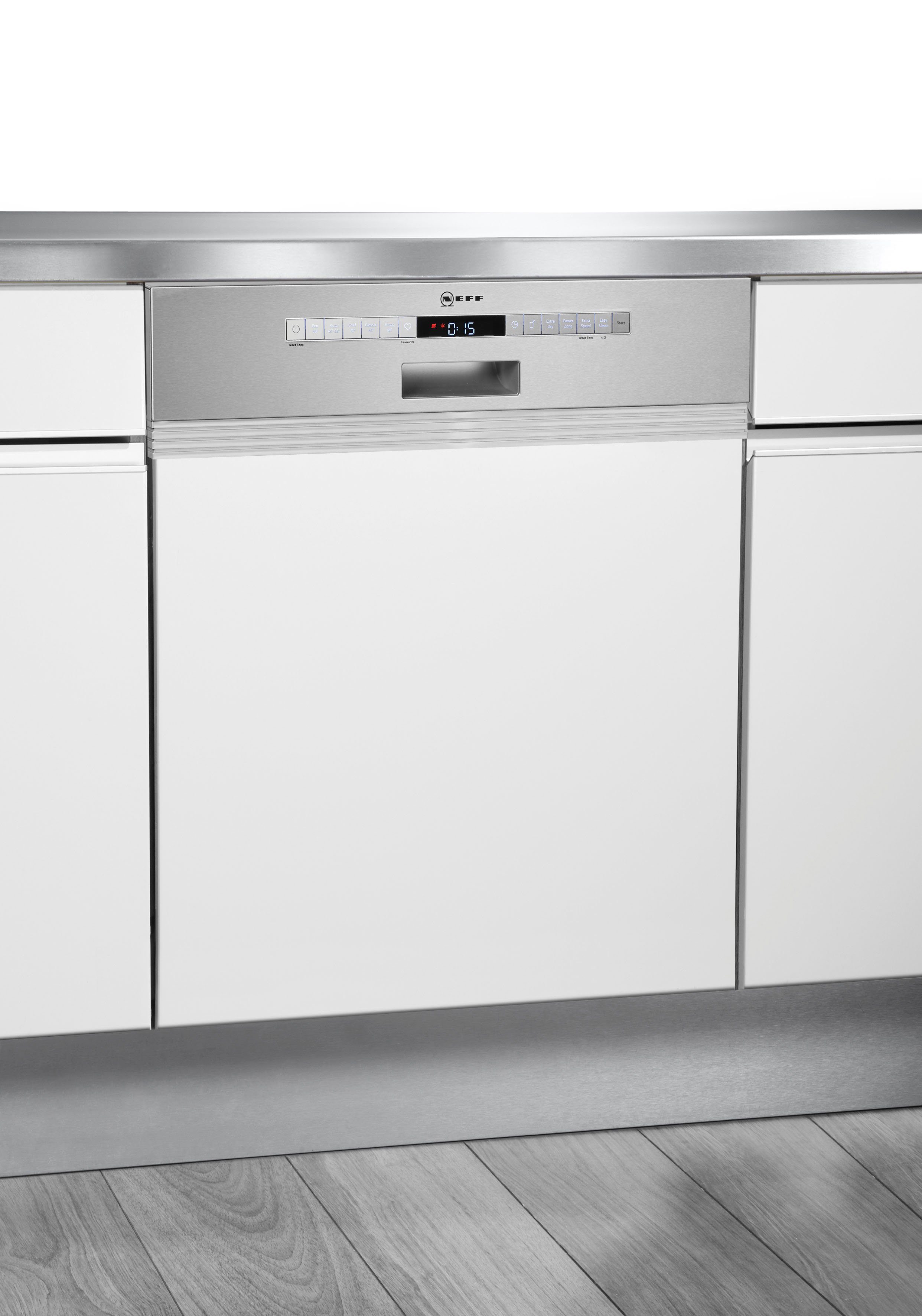 NEFF teilintegrierbarer Geschirrspüler N 50, S145HTS15E, 12 Maßgedecke