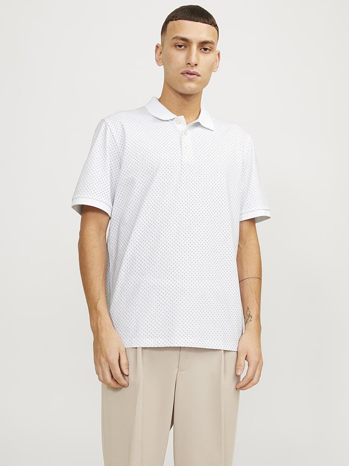Jack & Jones Poloshirt in Weiß günstig kaufen