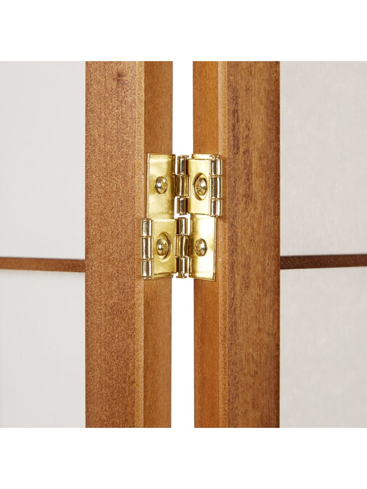 Homestyle4u 6-tlg. Paravent in Braun 264x175 günstig kaufen onesize