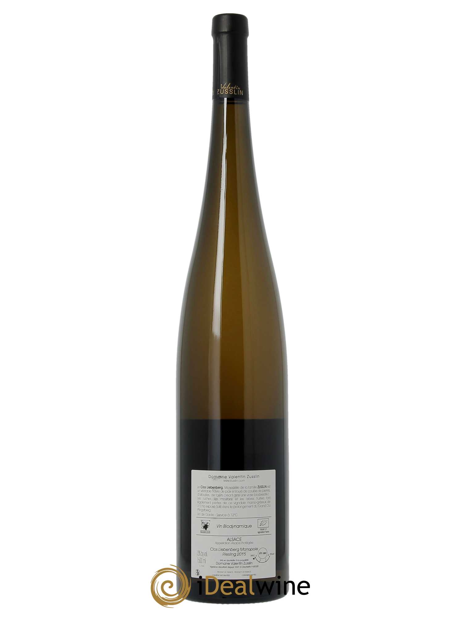Riesling Clos Liebenberg Valentin Zusslin (Domaine)  2015 - Lot de 1 Magnum
