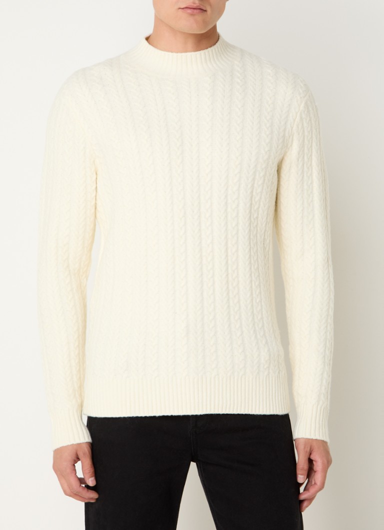 Maglione DRYKORN con lavorazione a trecce miste