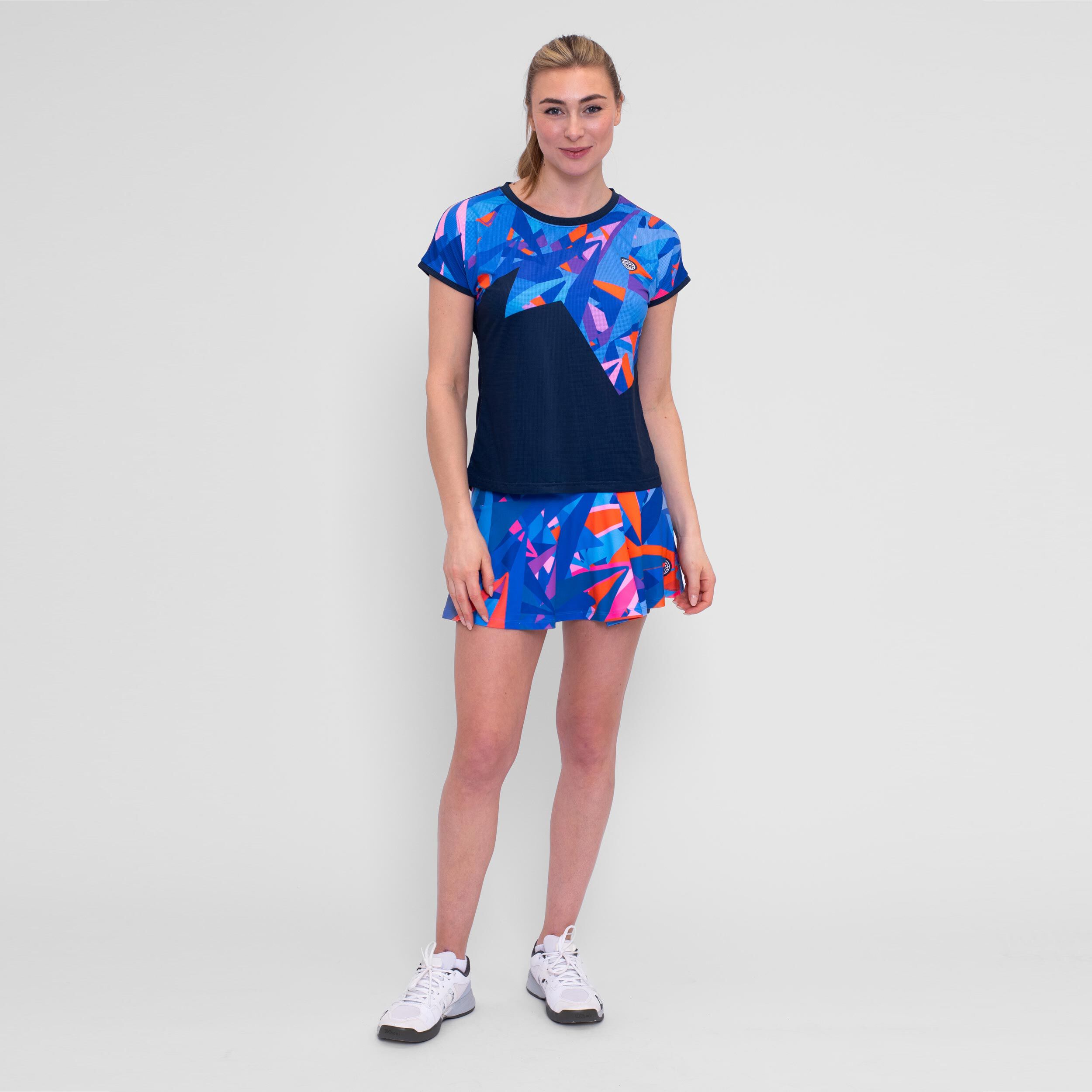 Spike Printed Wavy Rock Damen - Dunkelblau, Blau