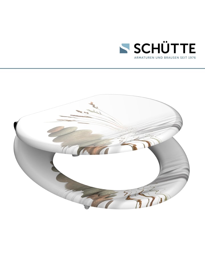 Schütte MDF WC Sitz BALANCE mit Absenkautomatik - (L) 45 x (B) 37 x (H) 5 cm günstig kaufen onesize