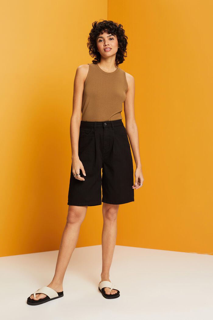 Bermudashorts aus Stretchbaumwolle