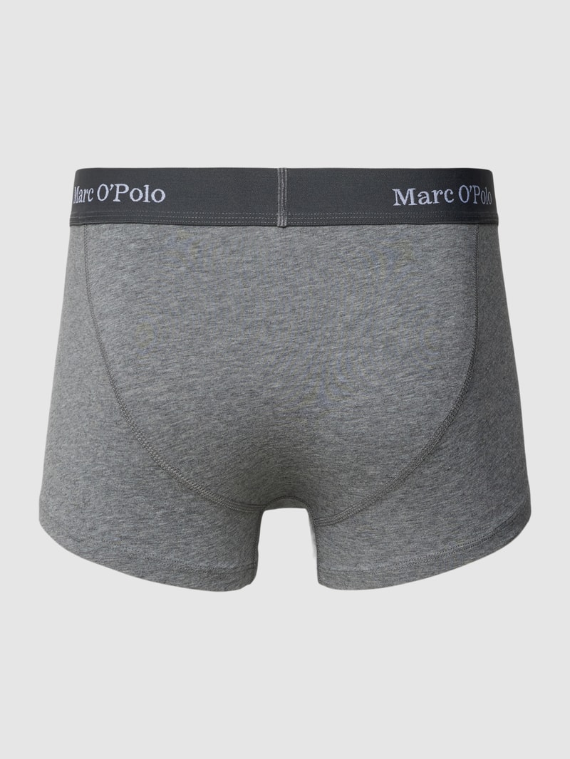 Trunks in unifarbenem Design im 3er-Pack in mittelgrau meliert