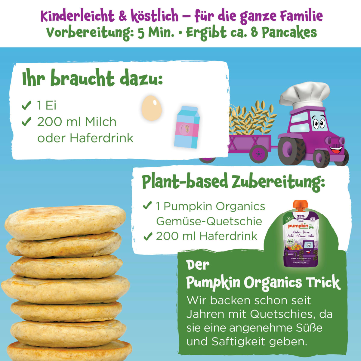 Backmischung Pancakes, ab 3 Jahren, 200 g