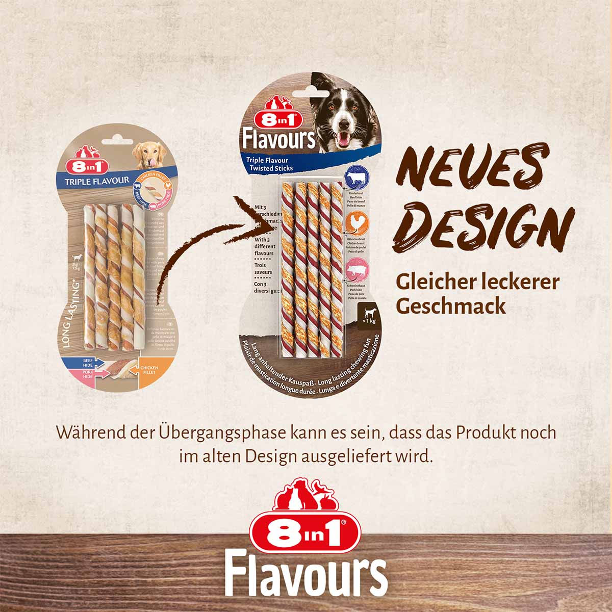 8in1 Triple Flavour Twisted Sticks günstig kaufen bei ZooRoyal