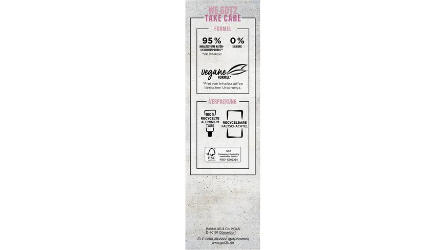 GOT2B Pastell Glossing Haarfarbe 80 ml P123 - rose gold