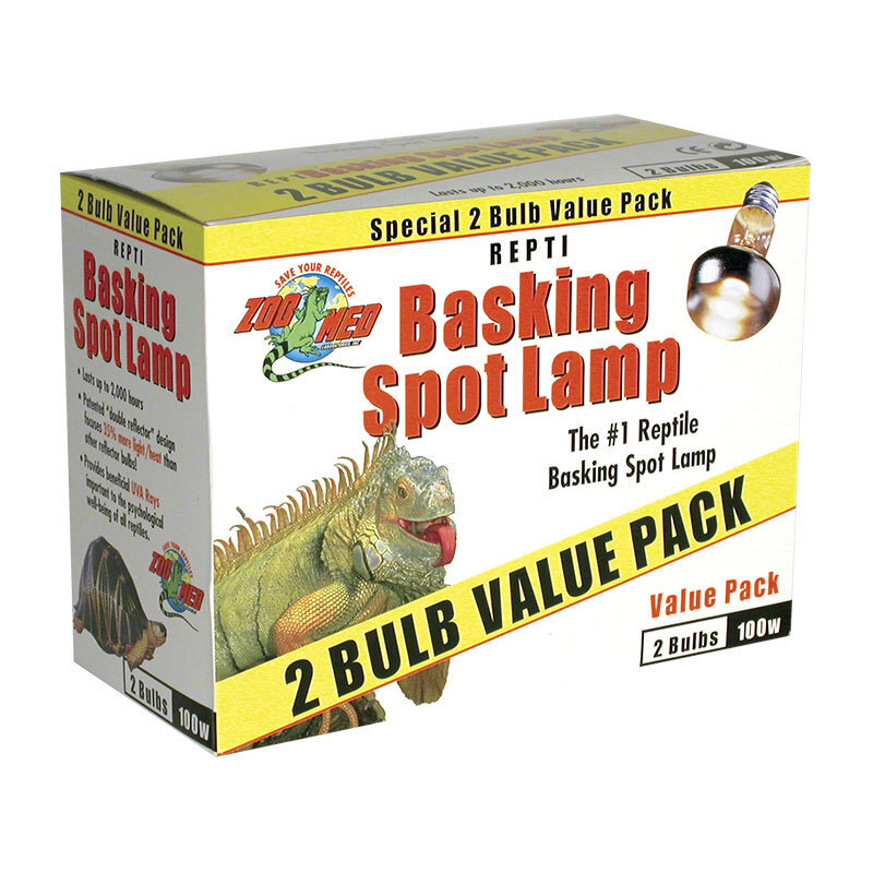ZooMed Beleuchtung ZooMed Repti Basking Spot Strahler Sparpack 2 Stück, 100 W