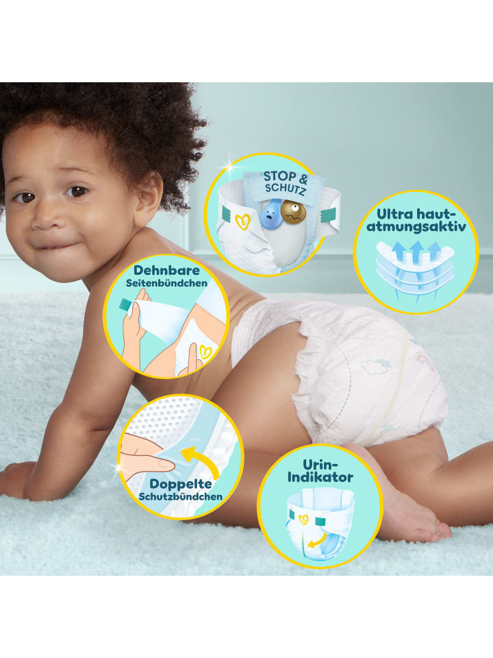 Pampers Pampers Premium Protection Größe 4, 174 Windeln, 9kg-14kg günstig kaufen 4