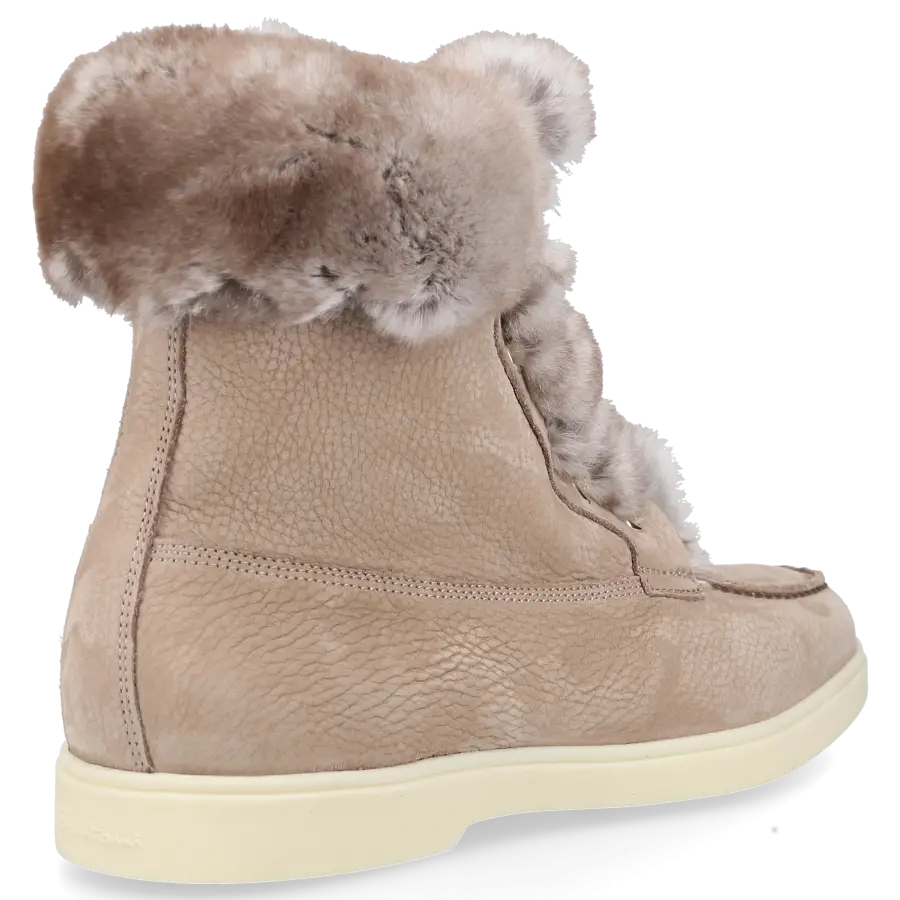 Santoni - Stiefeletten 59753 Nubukleder - grau