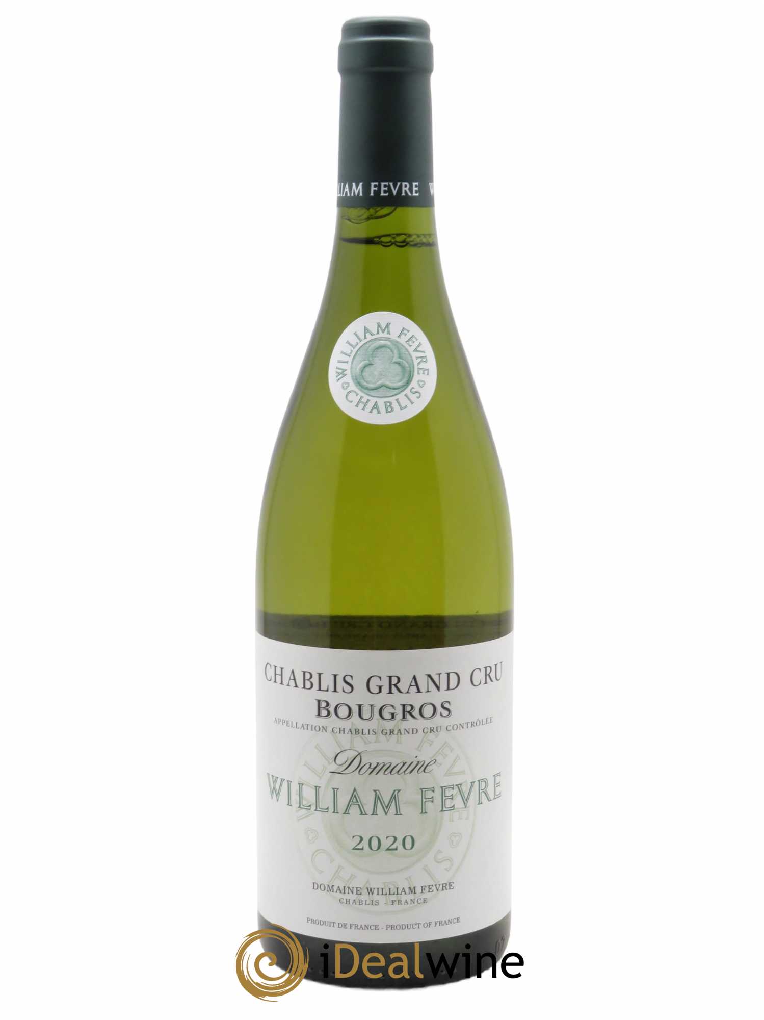 Chablis Grand Cru Bougros William Fèvre (Domaine) (CBO à partir de 3 BTS) 2020 - Lot de 1 Bouteille