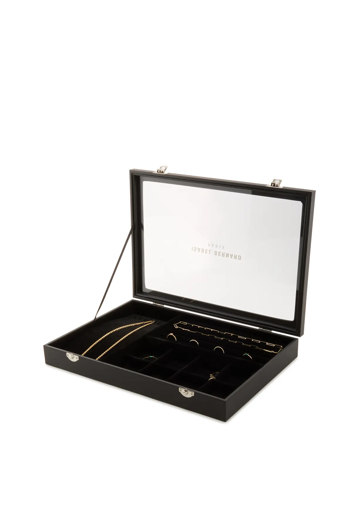 Isabel Bernard  Cadeau D'isabel Damen Schmuckkästchen Schwarz Ibjb202005