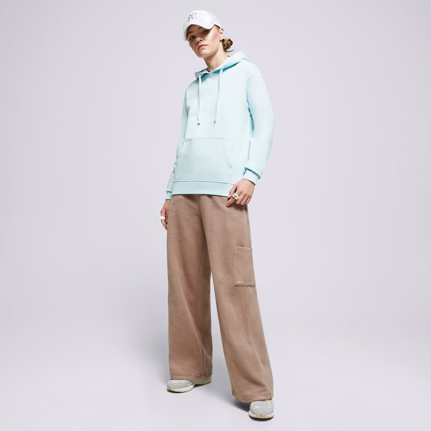 VANS HOODIE FLYING V BFF CREW Blau