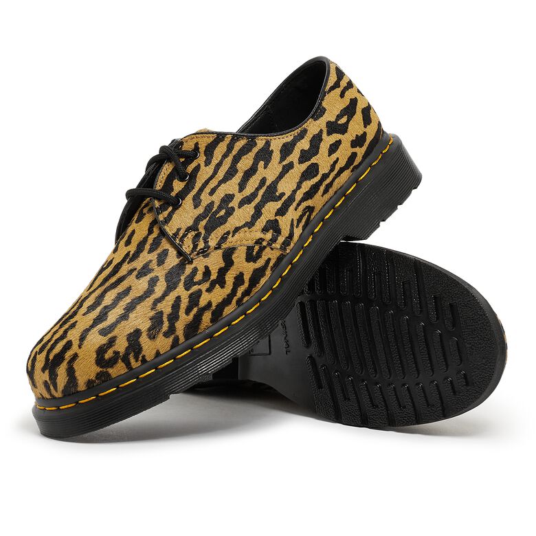 Dr. Martens x Wacko Maria Camel+Black Tiger Camo Hair On