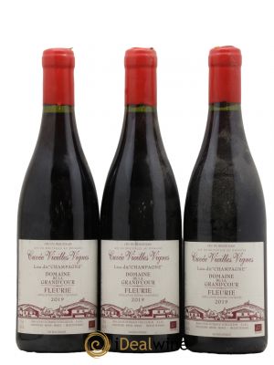 Fleurie Champagne - Cuvée Vieilles Vignes Grand'cour (Domaine de la) - Jean-Louis Dutraive  2019 - Lot de 3 Bouteilles
