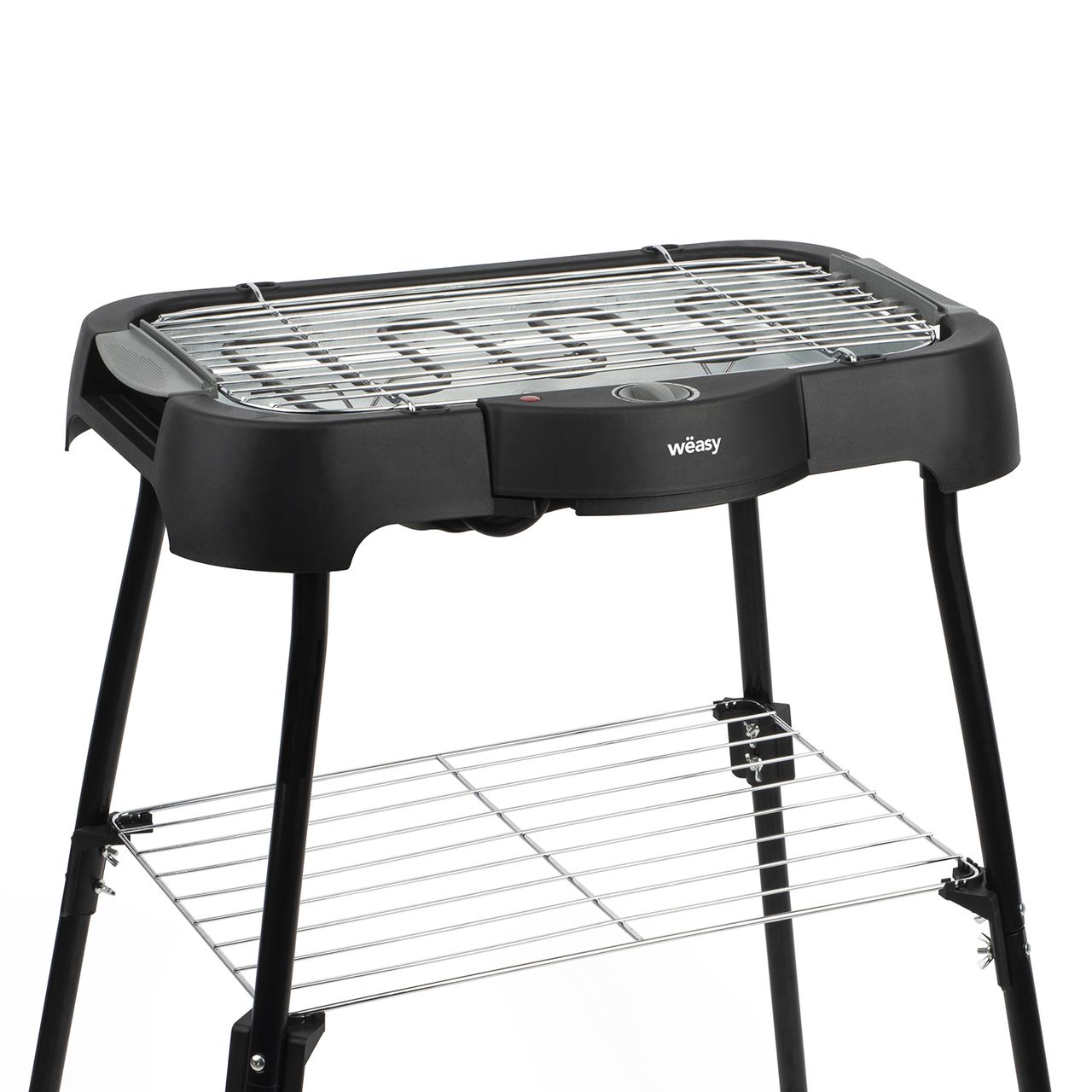 Weasy Wëasy Barbecue Electrique BBQ GBE42, Multifunktionaler Tischgrill, Innen-/Außengebrauch, Regulierbarer Thermostat, Fleisch Gemüse Fisch, Einfache Reinigung, Spülmaschinengeeignet