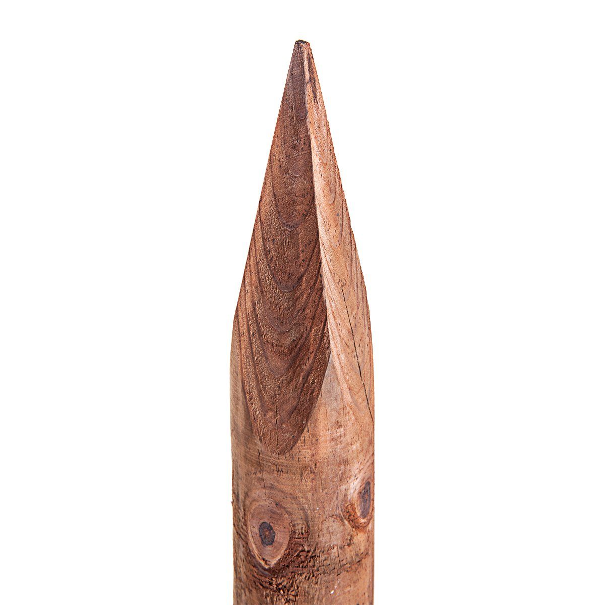 HaGa Zaunpfosten 1Stk HOLZPFAHL 5cm Stärke x 150cm Höhe Pfahl, Baumpfahl Zaunpfahl Zaunbau witterungsbeständig