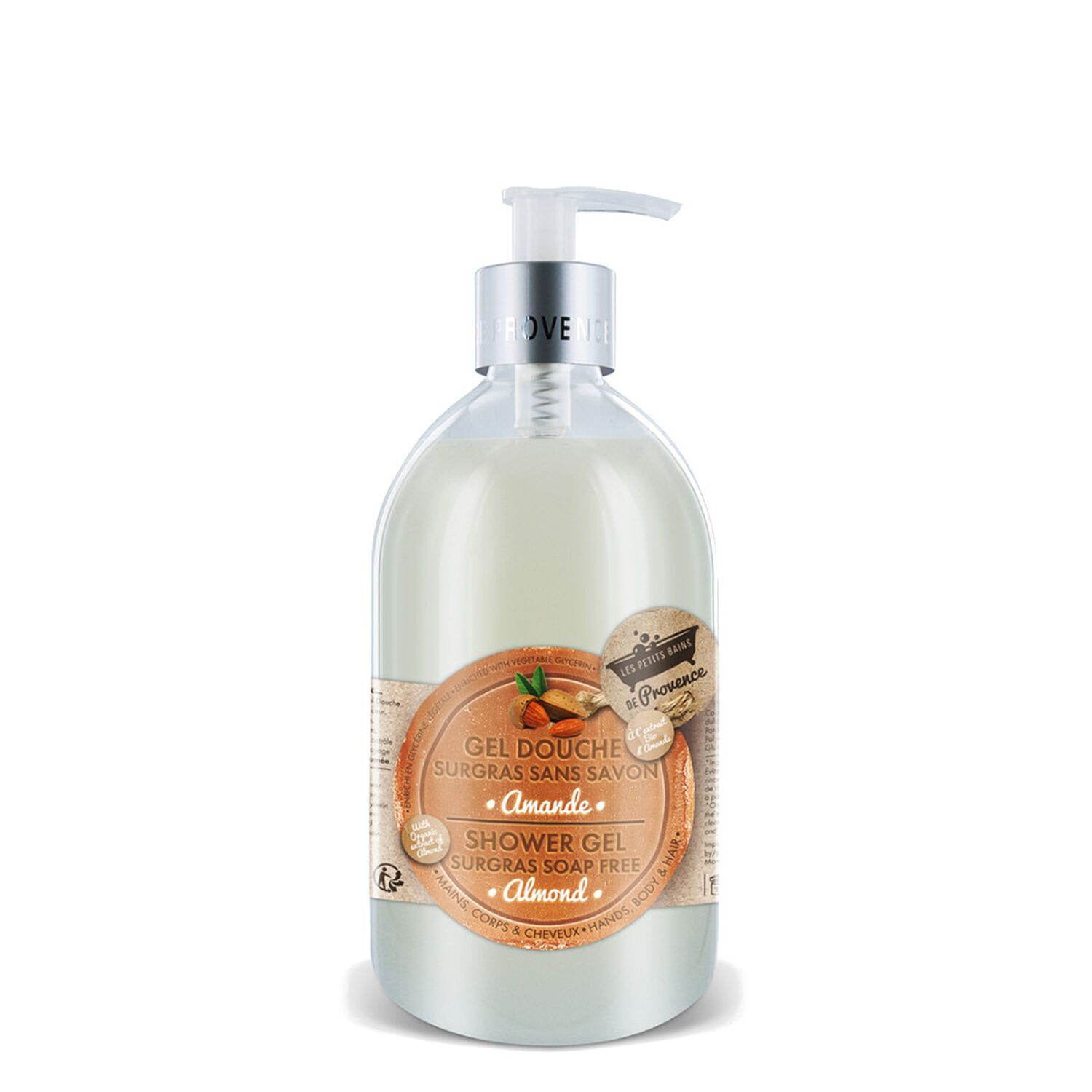 Les Petits Bains de Provence Gel Douche Surgras Sans Savon Parfum Amande