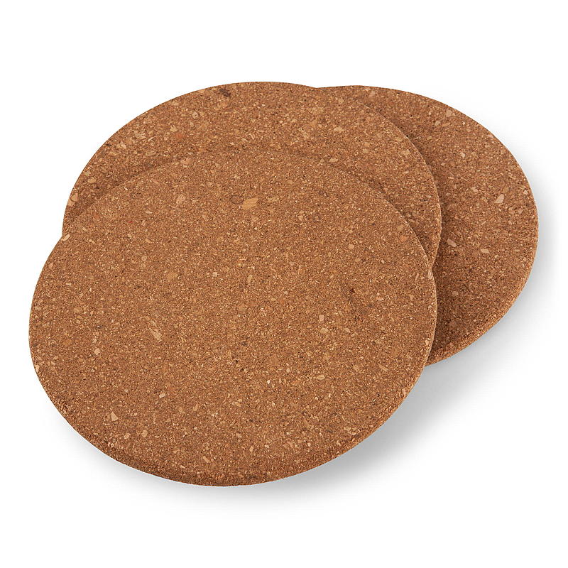 Cuisine Kjeleunderlag 3-pk Diameter 19 cm, kork
