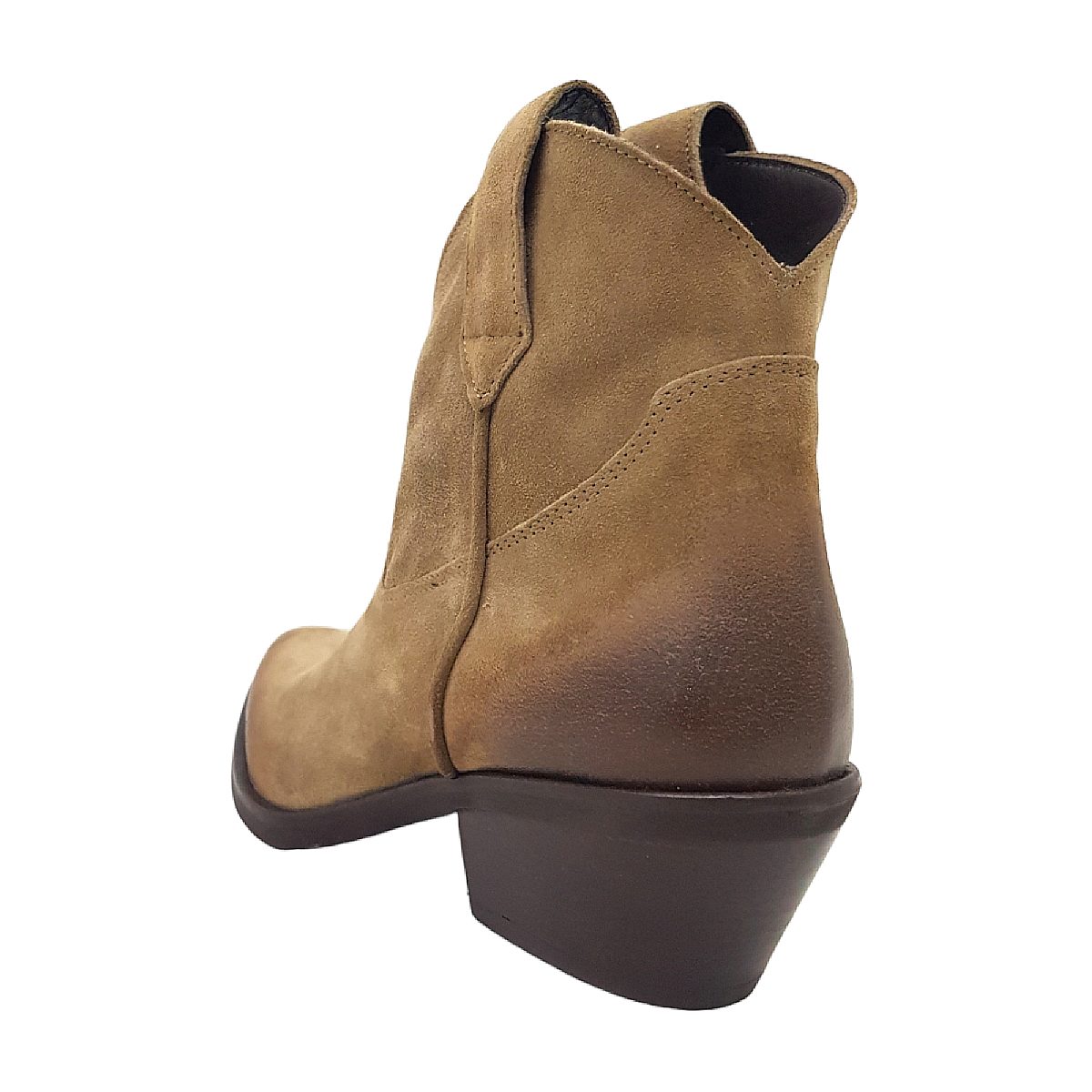 Lazamani booties western low 55.103 - Ladies Braun Sand