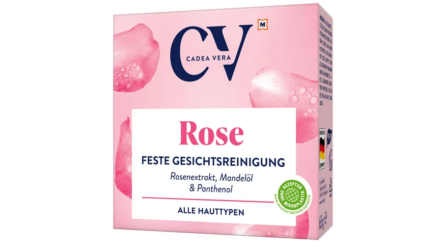 CV Rose Feste Gesichtsreinigung 65 g