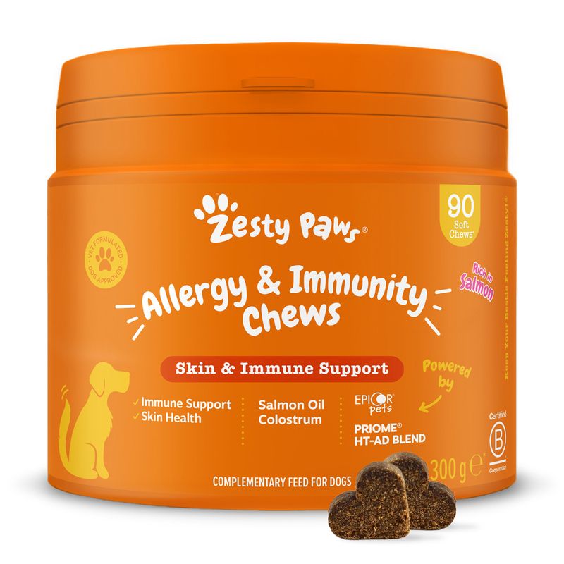 Zesty Paws Allergy & Immunity Chews Lachs