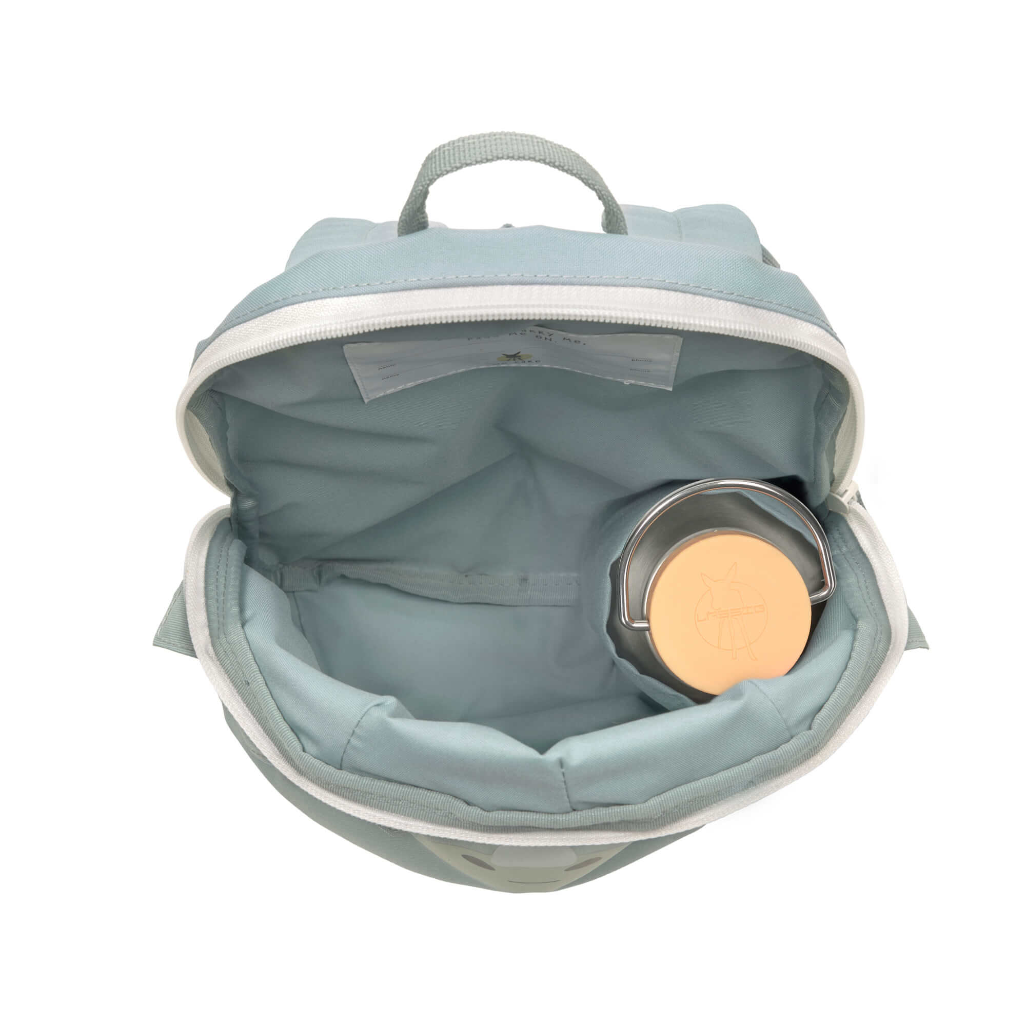Kindergartenrucksack Tiny - Dinosaurier, Grau