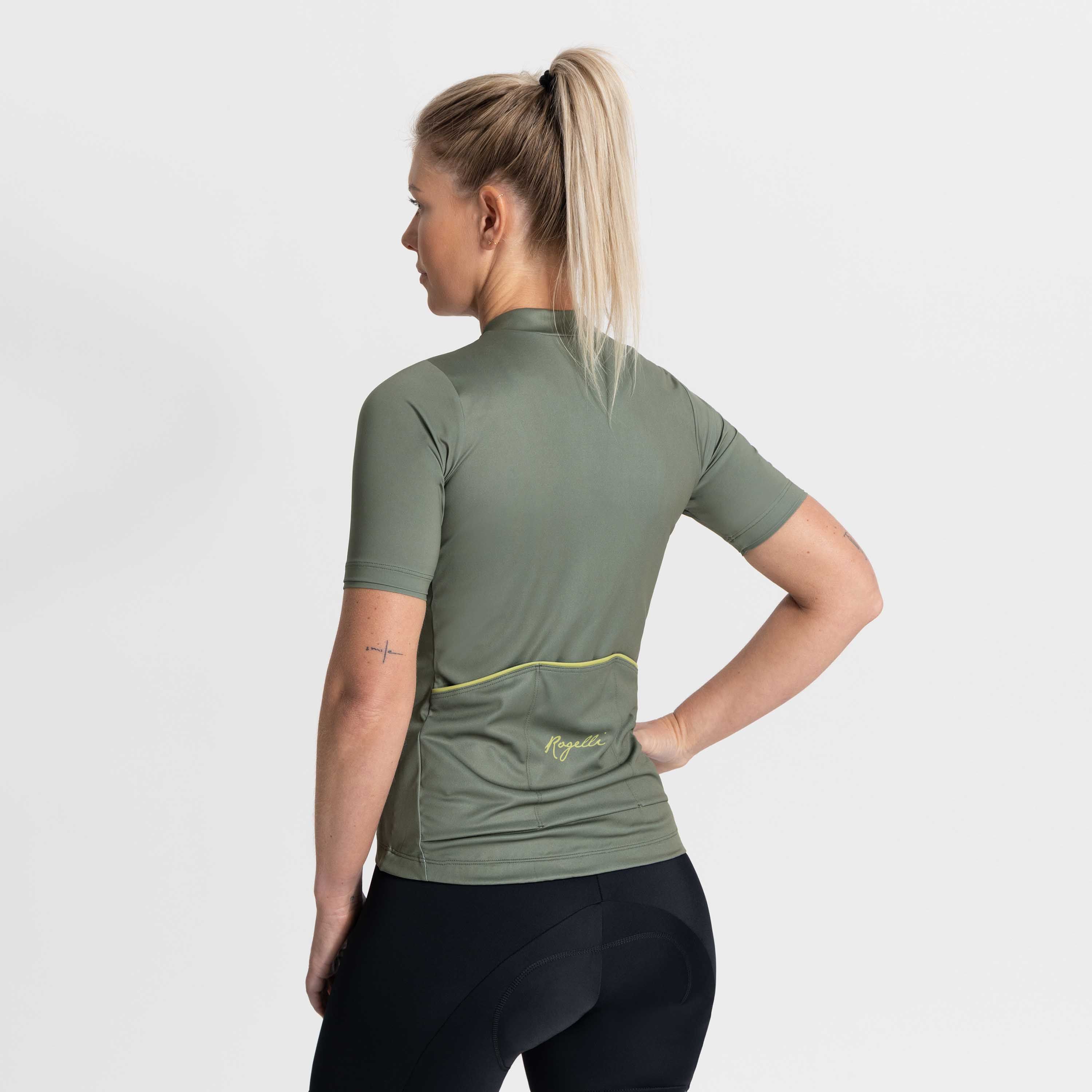 Rogelli Diaga Grün Damen Radtrikot Kurzarm