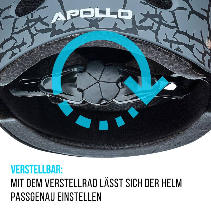 Apollo Skatehelm mit Design Helm