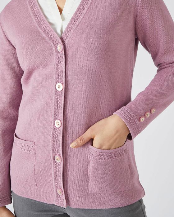Veste maille milano 50% laine mérinos