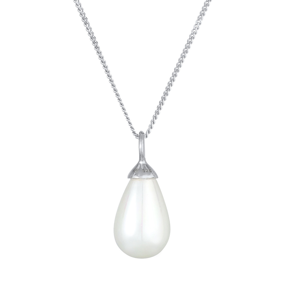 Nenalina Nenalina Collier Pendentif femme goutte classique avec perle de culture d'eau dou collier